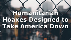 Humanitarian Hoaxes Designed to Take America Down