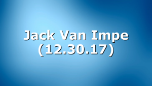Jack Van Impe (12.30.17)