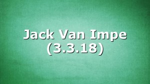 Jack Van Impe (3.3.18)