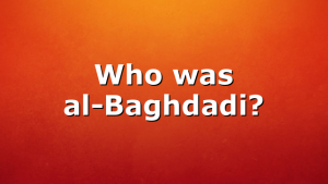 Who was al-Baghdadi?