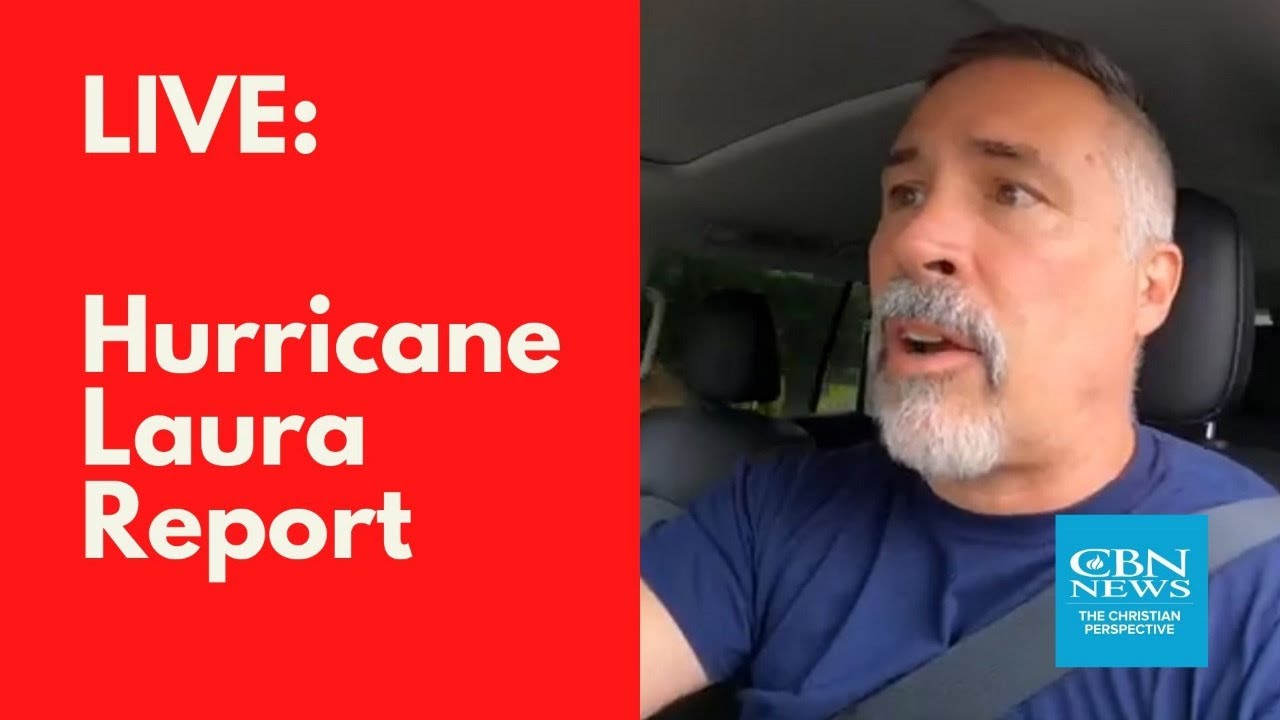 LIVE from Lake Charles, Louisiana as Hurricane Laura Makes Landfall  | CBN News