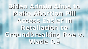 Biden Admin Aims to Make Abortion Pill Access Easier in Retaliation to Groundbreaking Roe v. Wade De