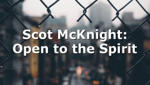 Scot McKnight: Open to the Spirit