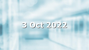 3 Oct 2022