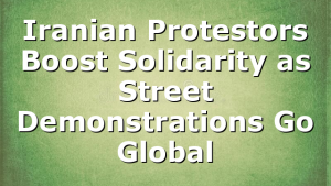 Iranian Protestors Boost Solidarity as Street Demonstrations Go Global