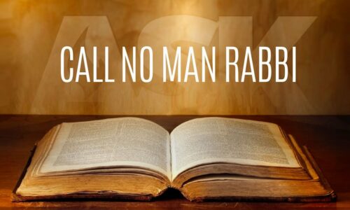 Call No Man Rabbi